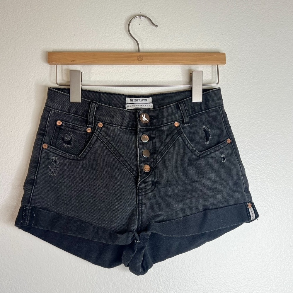 One Teaspoon Denim Shorts Womens Size 25
